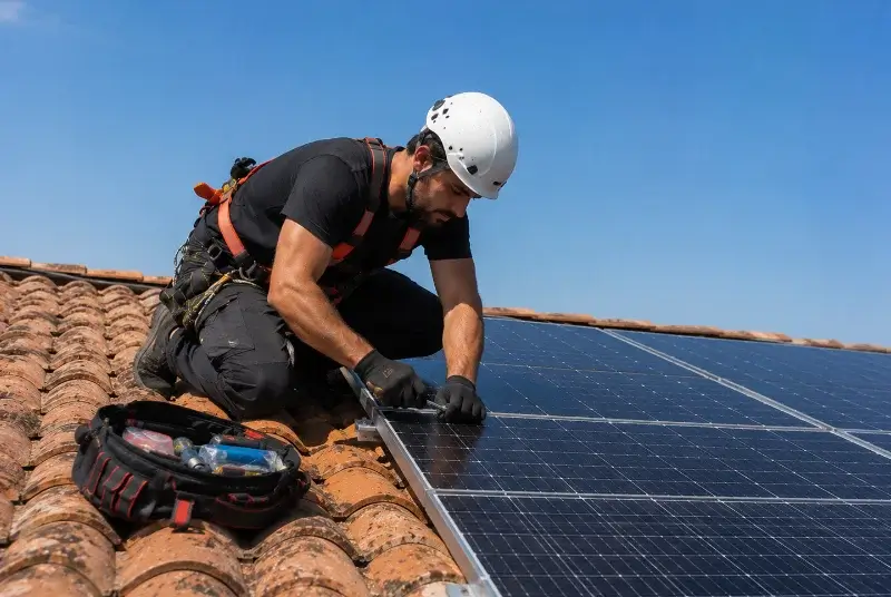 Maintenance et monitoring de panneaux solaires à Quarante