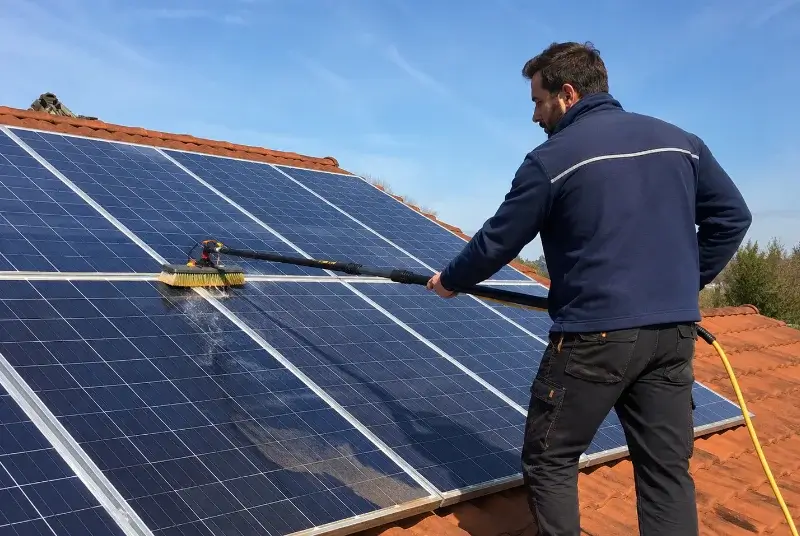 Nettoyage et entretien de panneaux solaires à Quarante
